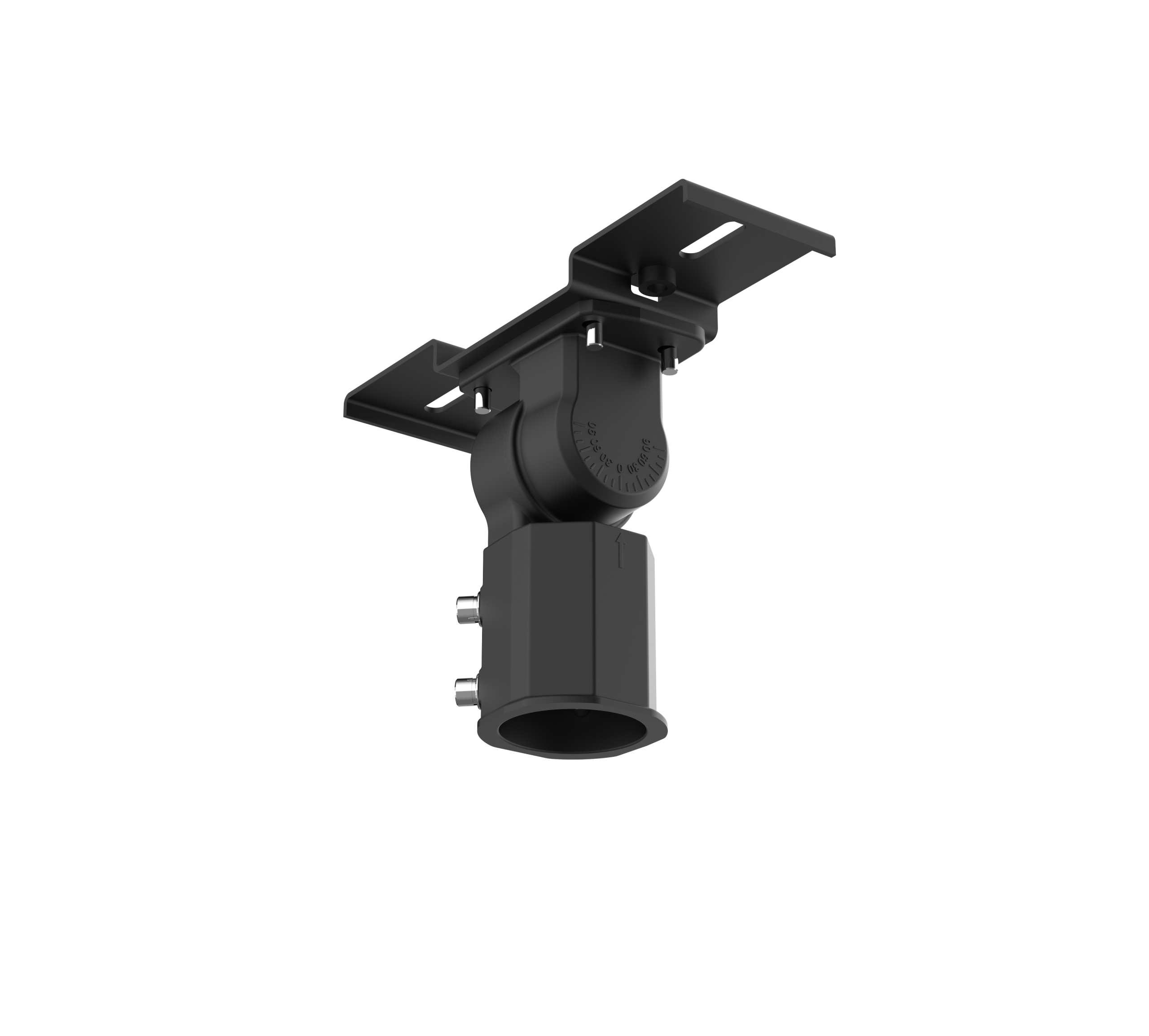Flood Light Spigot – Single – 60mm – Black - Image 2