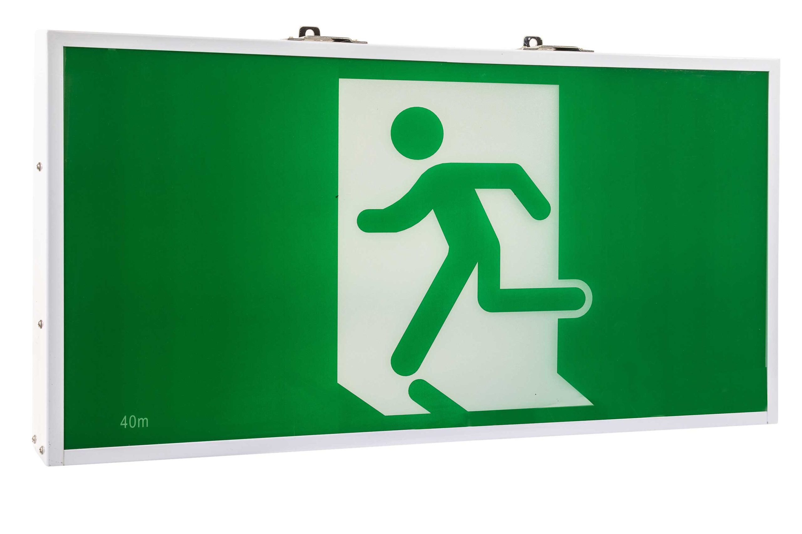 POWER-LITE LED JUMBO EXIT BOX – 6W – 40M