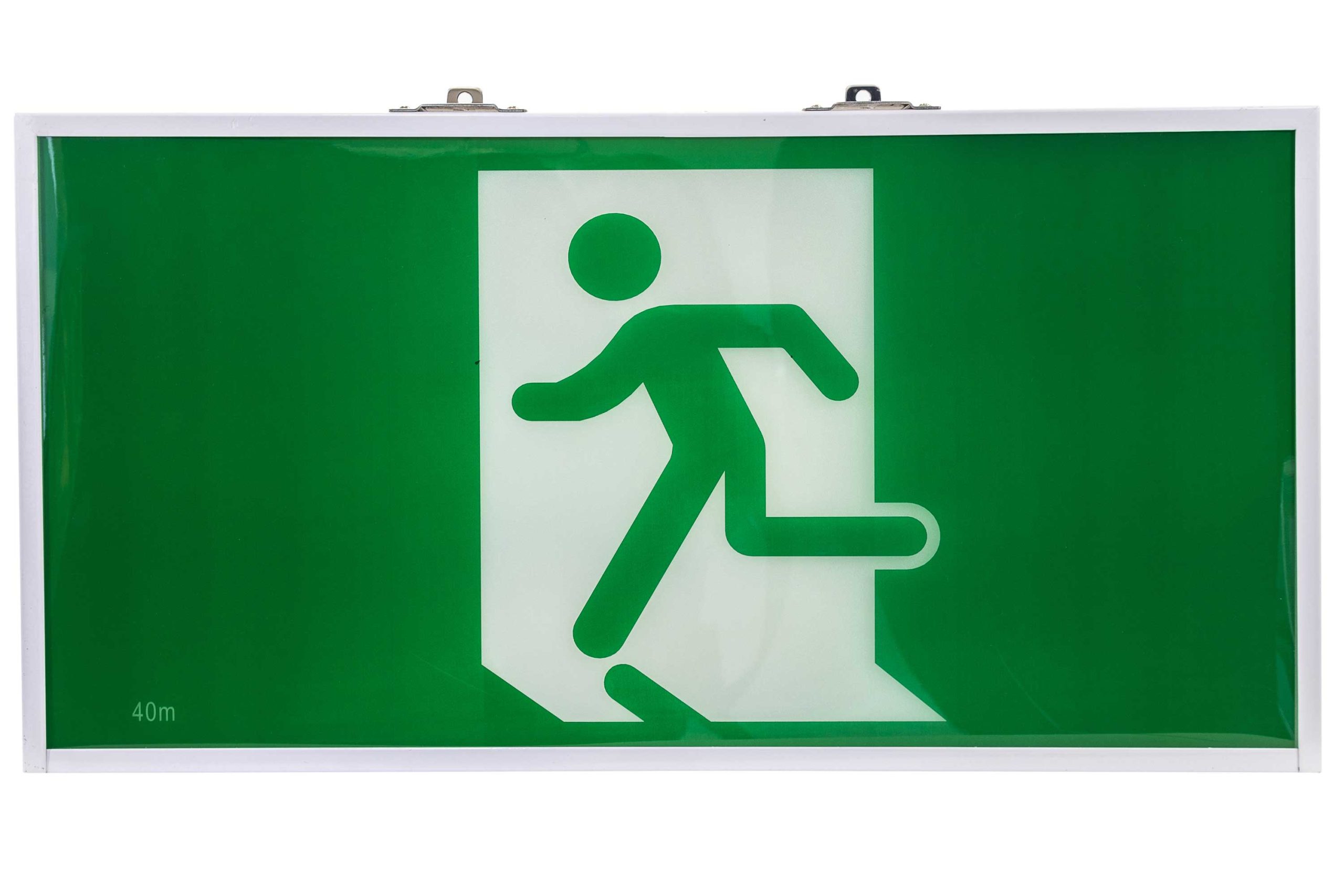 POWER-LITE LED JUMBO EXIT BOX – 6W – 40M