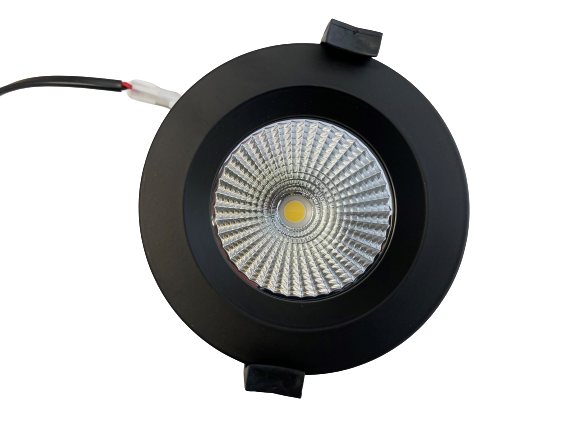 POWER-LITE LED COB DOWNLIGHT 3CCT SWITCH BLACK