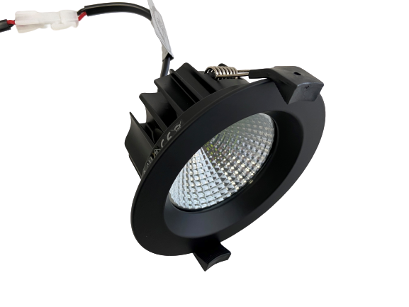 POWER-LITE LED COB DOWNLIGHT 3CCT SWITCH BLACK