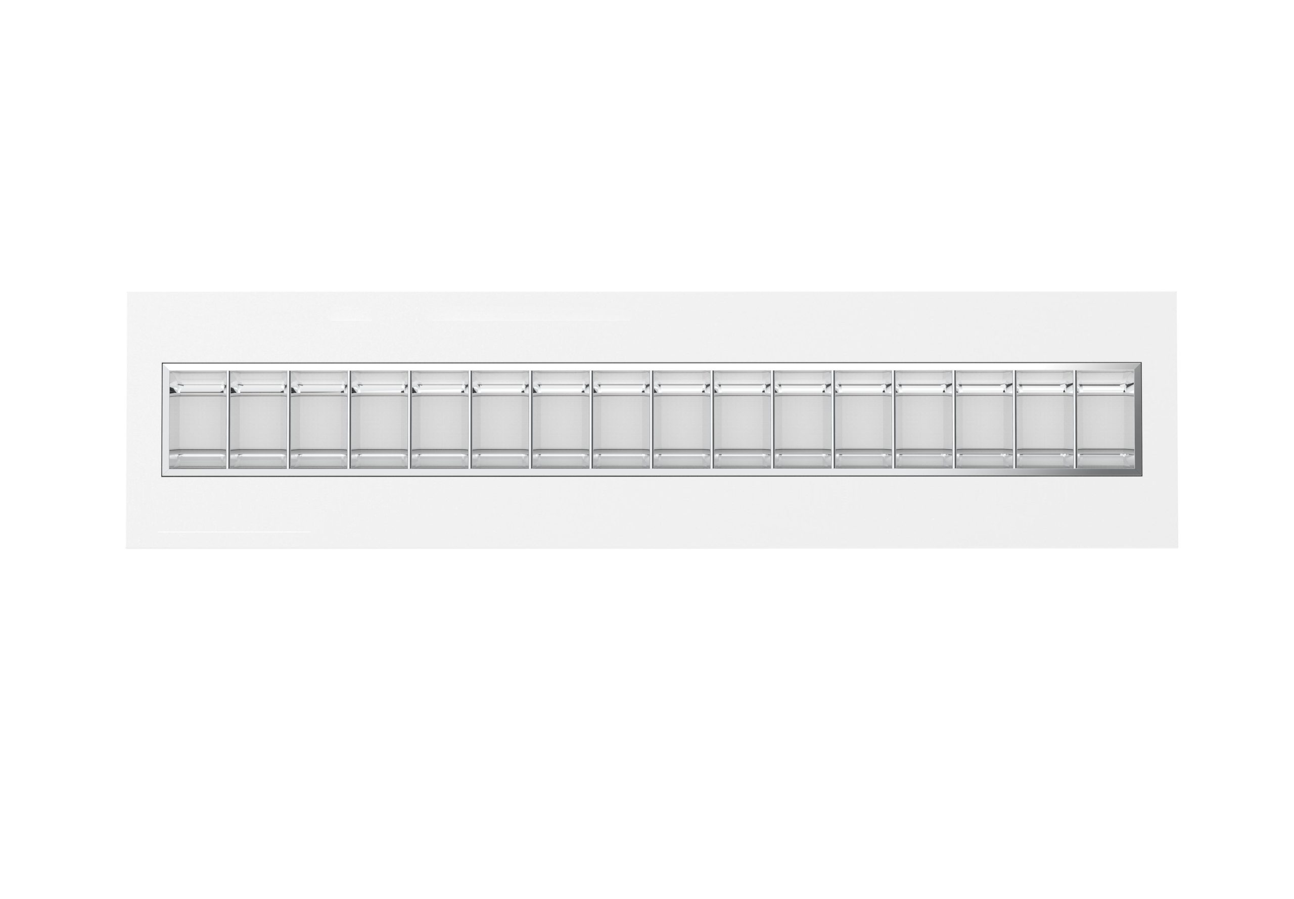 POWER-LITE LED LOUVRED TROFFER 28W 4000K