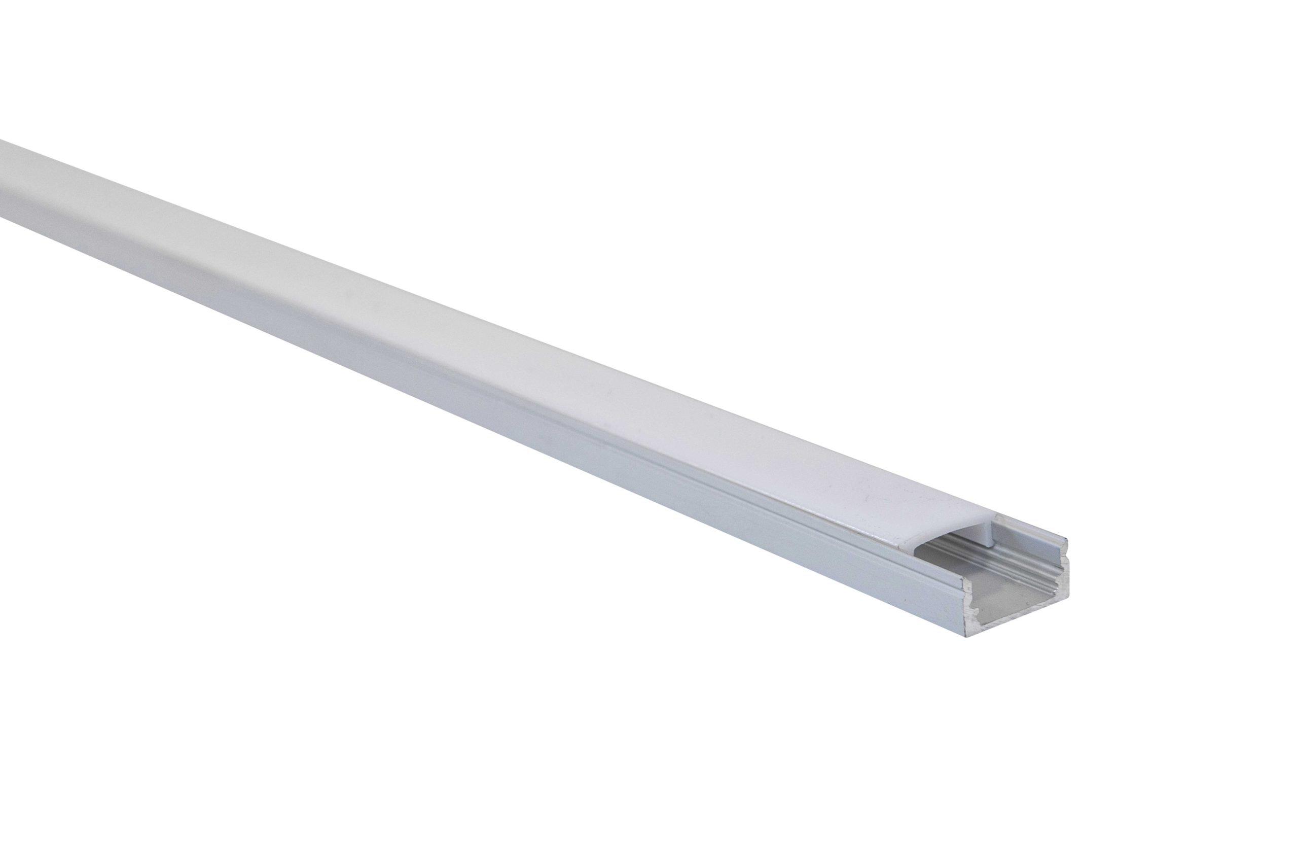 POWER-LITE Alumium Extrusion with PC Opal Matte Diffuser - 2.5m