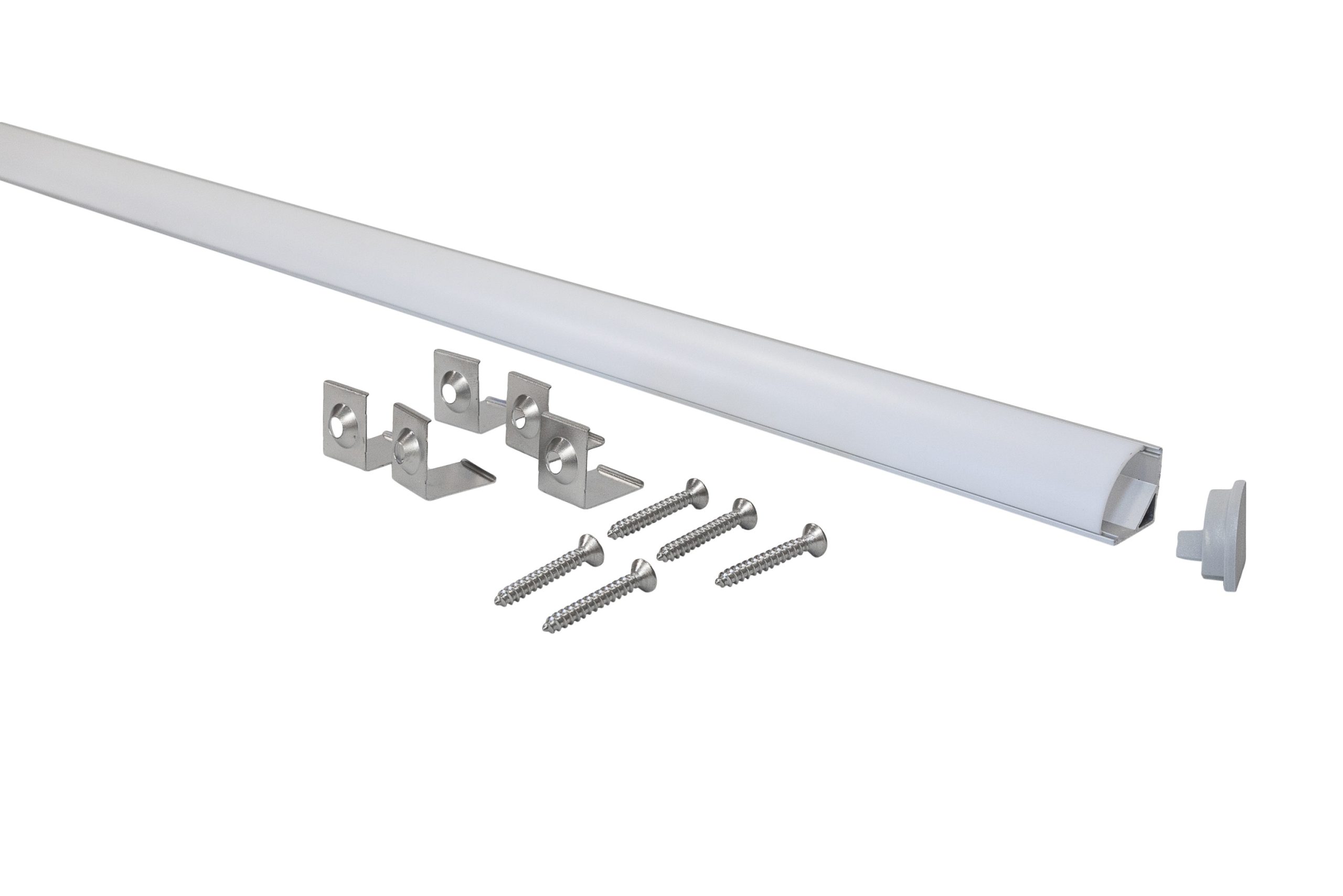 POWER-LITE 2.5M LENGTH ALUMINIUM – SILVER – WATERPROOF