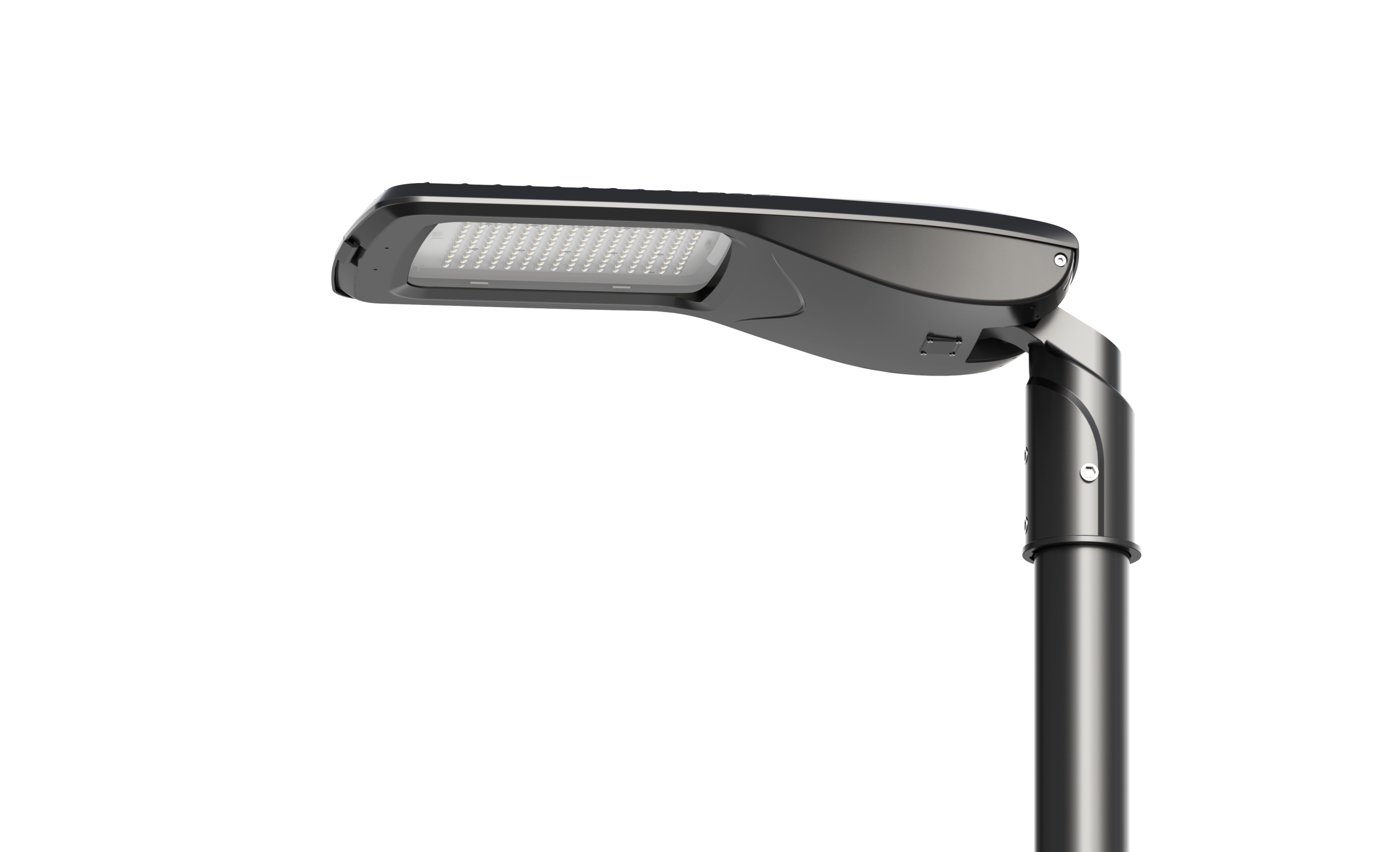 LED Street Light - 150W - 18,750 Lumens - 6500K - Black - IP66