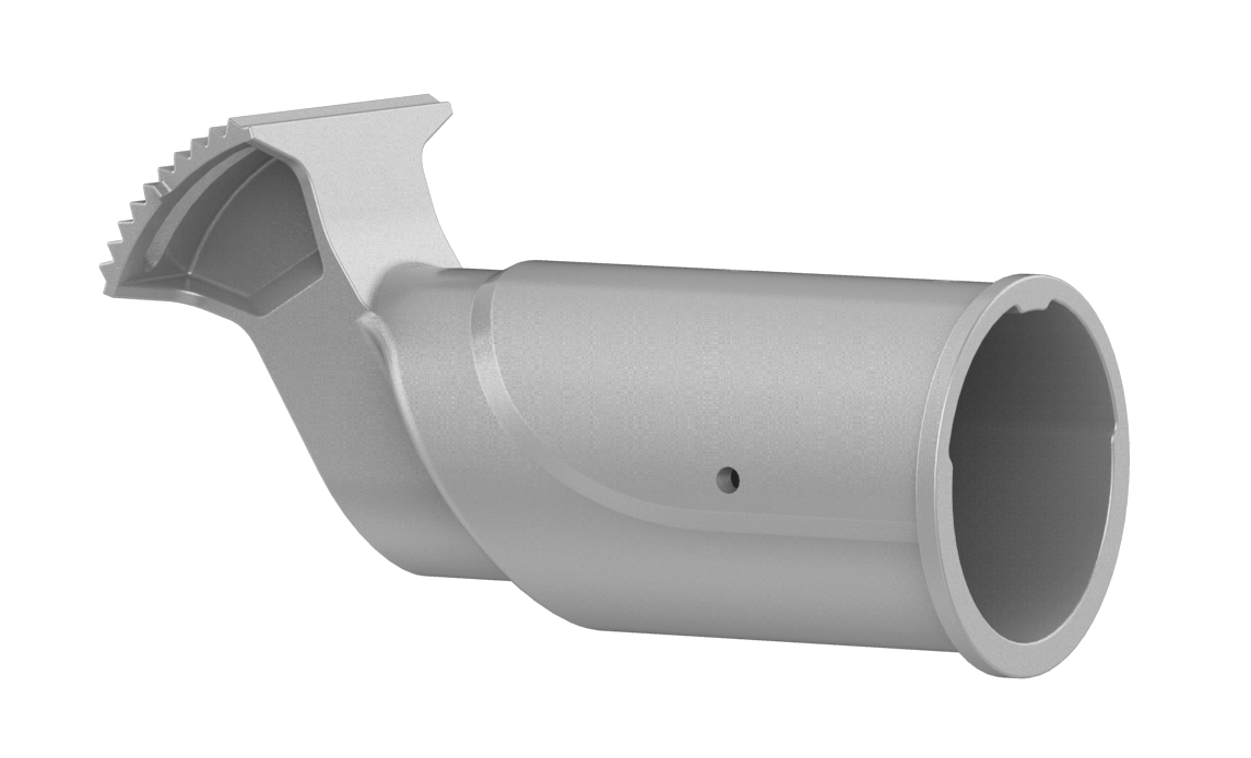 Street Light Spigot - Single - 76mm - Grey