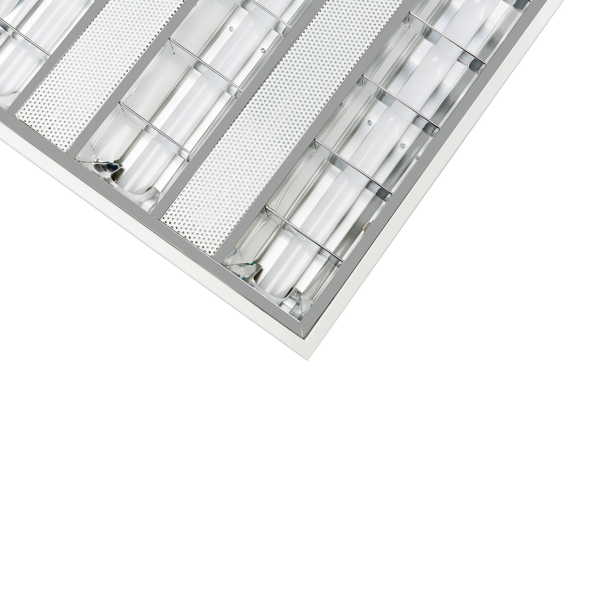 LED Louvred Troffer - 36W - 600mm x 600mm - 4000K - Image 2