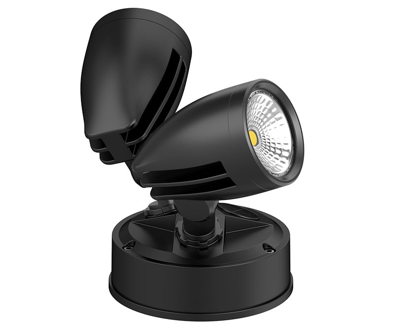 POWER-LITE LED TWINSPOT – 26W – BLACK