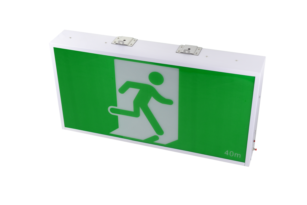 LED Jumbo Exit Box - 6W - 40m Viewing - Image 3