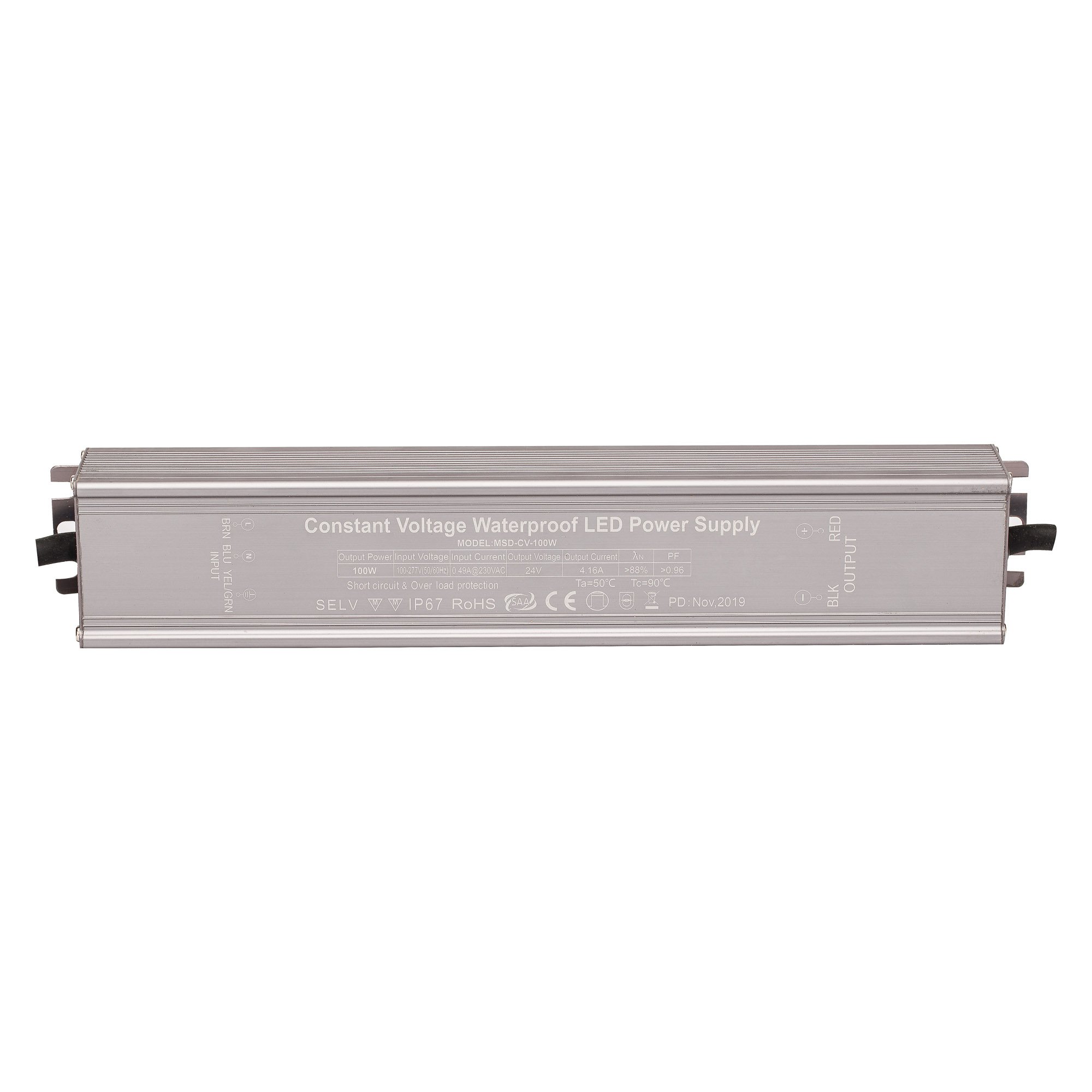 LED Driver 0-10V Dimmable for 86W Dual Strip Light - 24V - 100W
