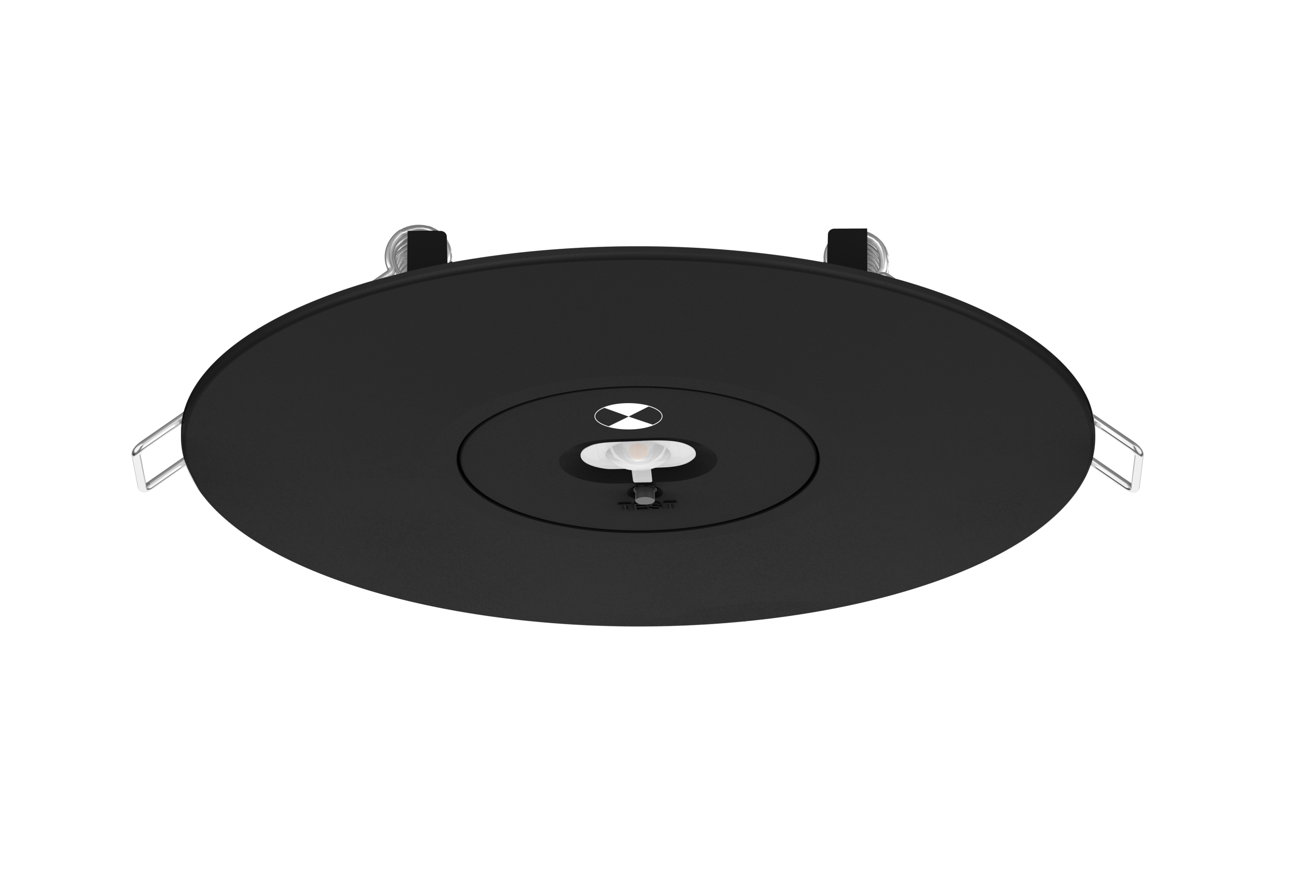 LED Recessed Emergency Light - D63 - 3W - Black