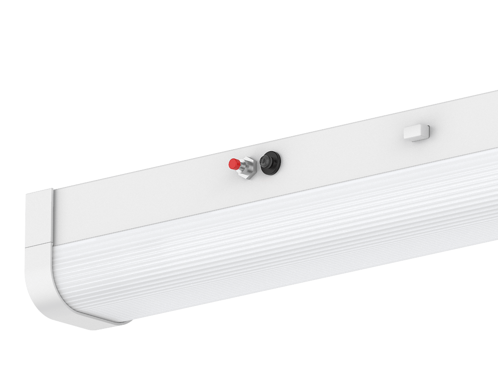 LED Batten - 40W - 1203 x 71 x 64mm - CCT Switch - 5W 3 hour Emergency Back-Up - Image 2