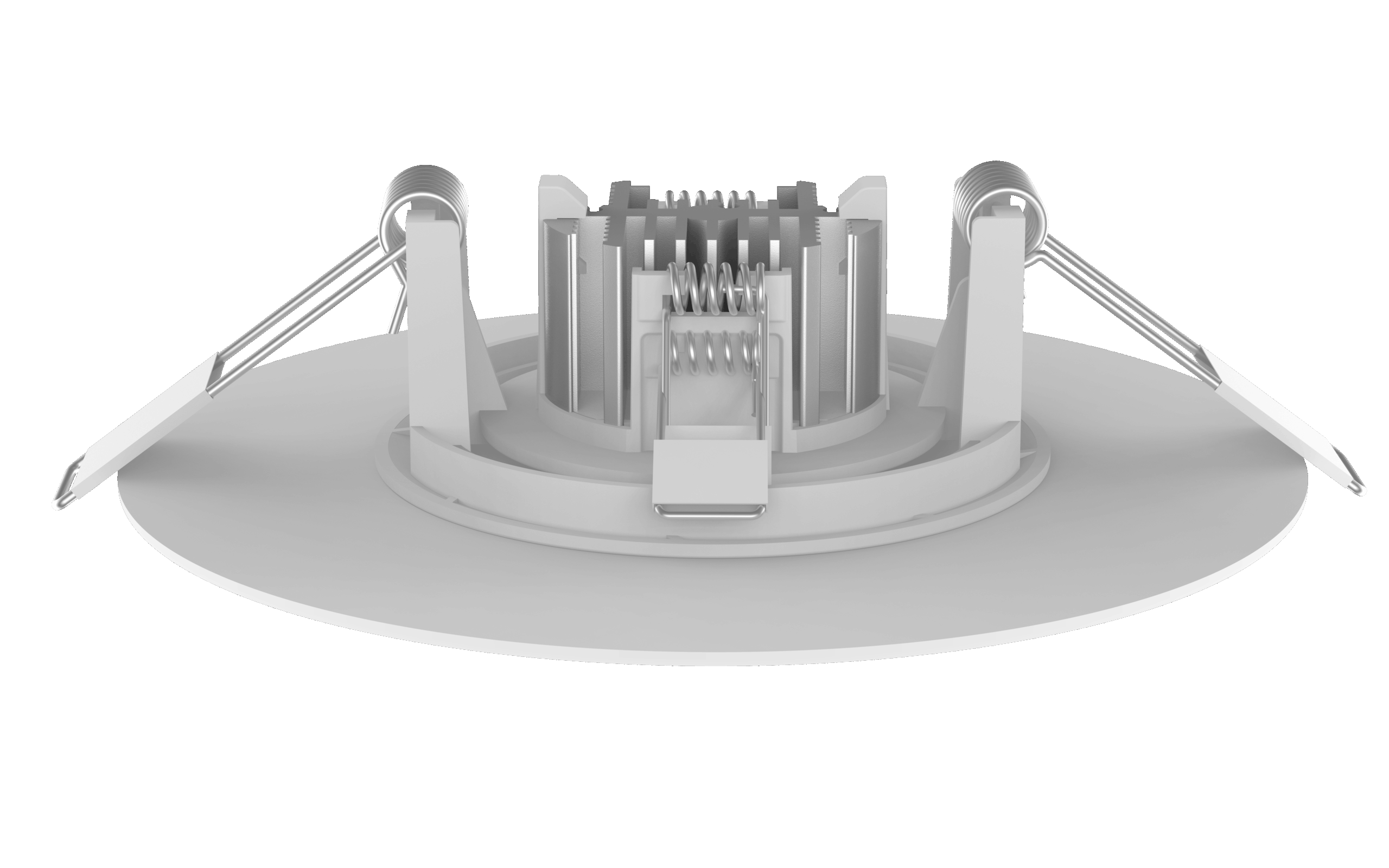 LED Recessed Emergency Light - D63 - 3W - White - Image 2