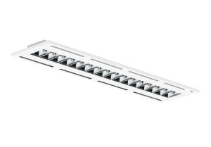 POWER-LITE LED LOUVRED TROFFER WITH AIR SLOTS 28W 4000K